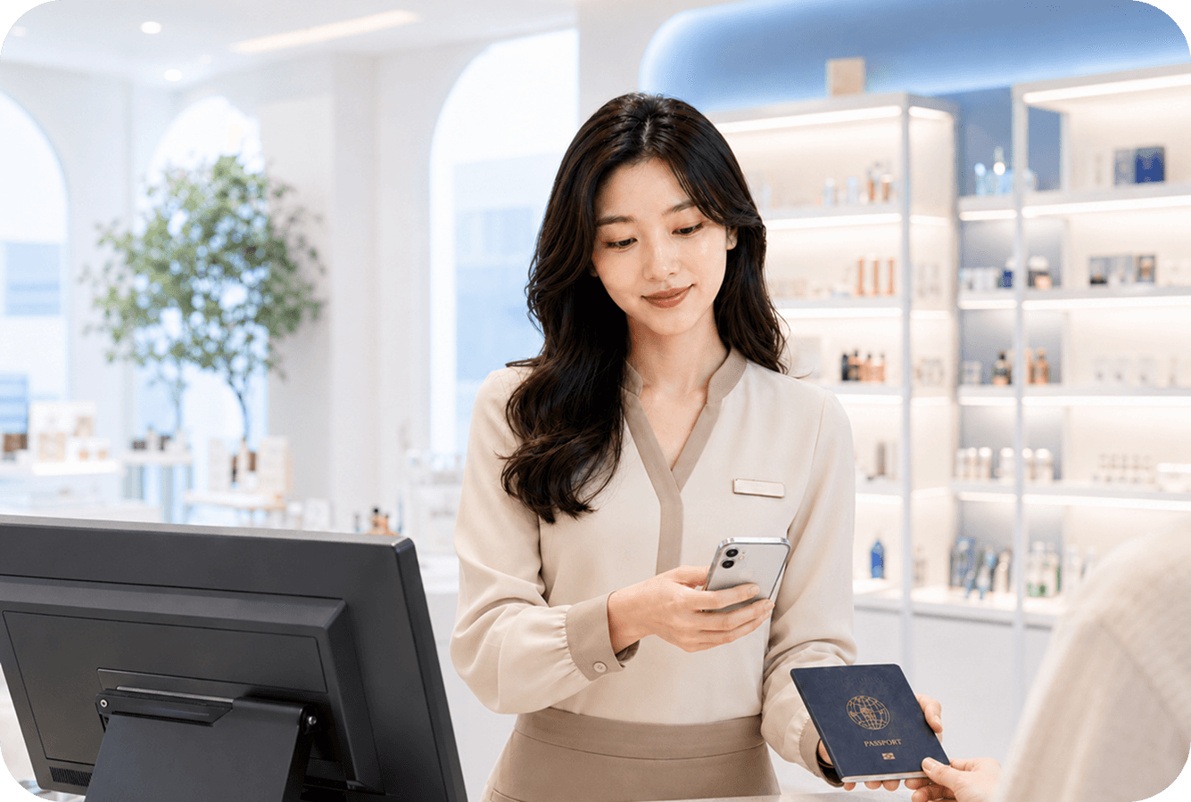 쉽고 간편한 택스리펀 사용 안내 이미지