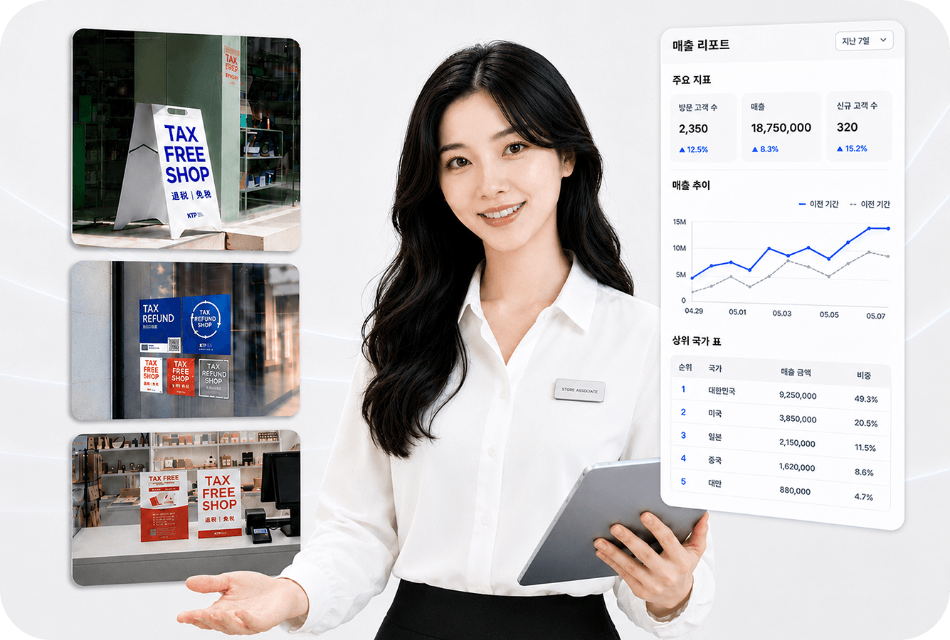 외국인 고객 대상 온 · 오프라인 홍보 지원 안내 이미지